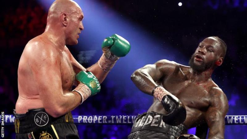 Tyson Fury beats Deontay Wilder